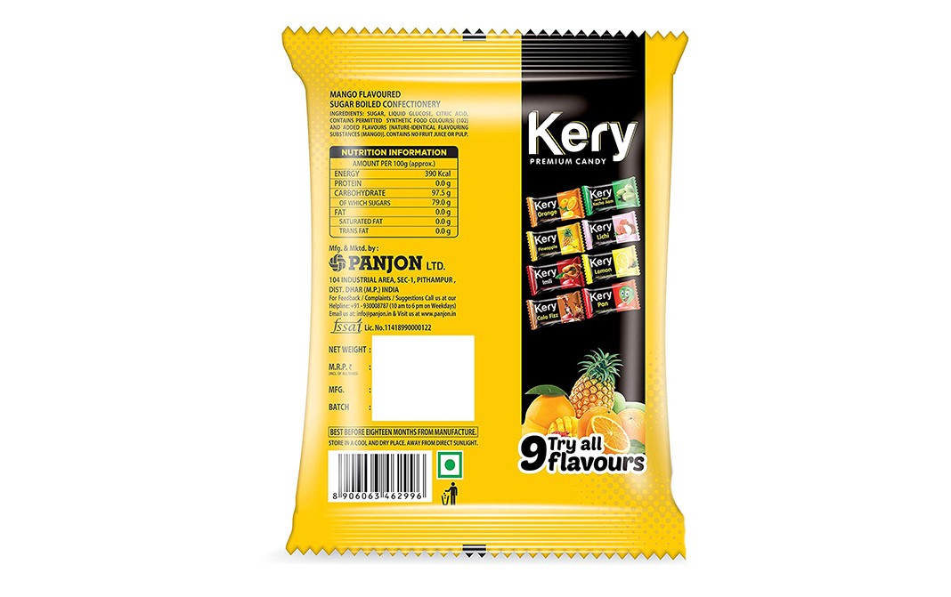 Kery Mango Delicious Candy    Pack  480 grams